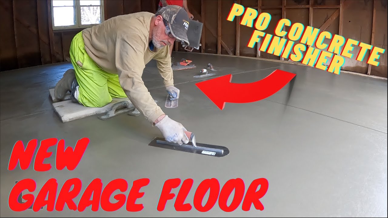 How To Pour A Concrete Floor For An Existing Garage Flooring Tips