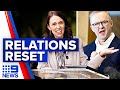 Jacinda Ardern declares 'reset' in Australia-New Zealand relations | 9 News Australia