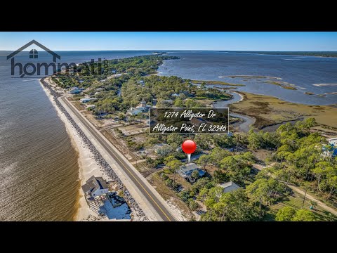 1274 Alligator Dr, Alligator Point, FL home video tour