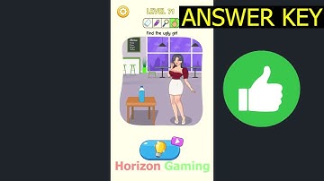 DOP Brain Delete Puzzle LEVEL 71 Find the ugly girl Save the girl - Gameplay Walkthrough Android IOS