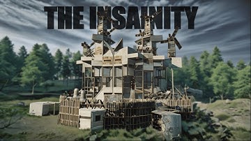 The INSAINITY | META 7-12 man Circle Base | Open Core  | Anti siege | 4 Bunkers | RUST Base design