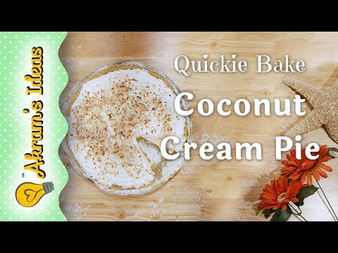 No-Bake Coconut Cream Pie - Akram's Ideas Ep. 3-07