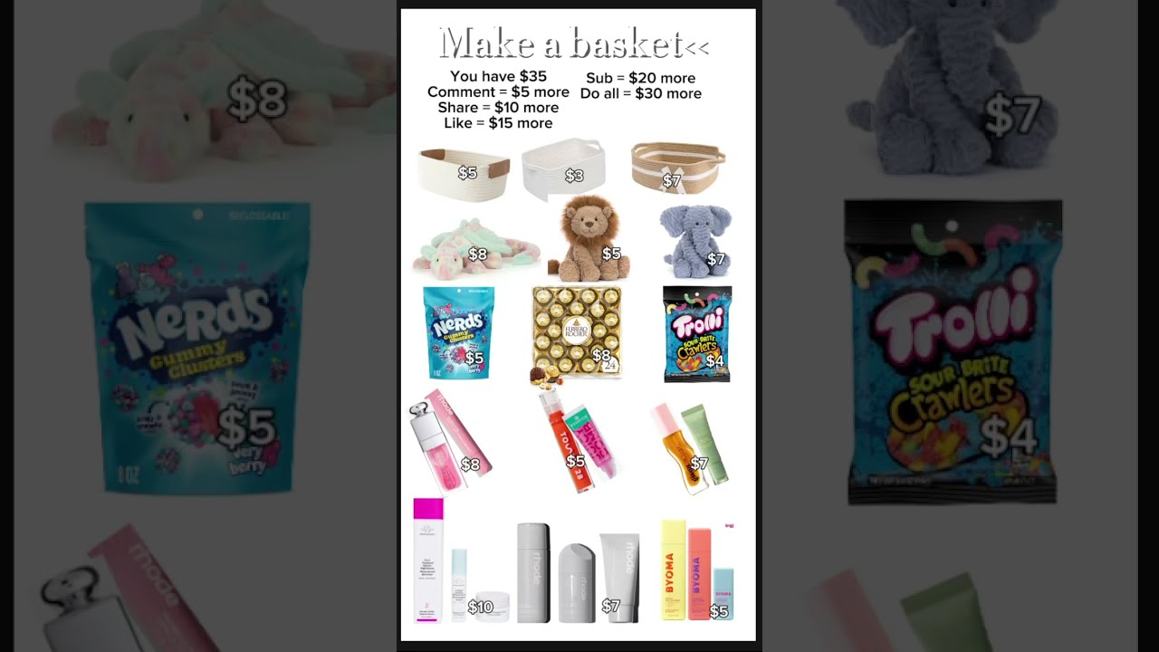Make Your Own Basket Trend Fyp Slay Baddie Blowup