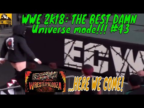 wwe-2k18:-ecw-friday-night-fights-"wrestlepalooza-here-we-come!"--the-best-d@mn-universe-mode!!!-#43