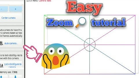 How to use auto camera to make a zoom effect [Stick Nodes]