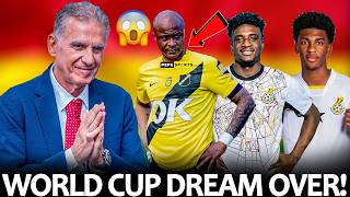 BLACK STARS 🇬🇭WORLD CUP SQUAD UPDATE 🔥 DEDE AYEW, SALISU, KUDUS ALL OUT OF CARLOS QUIEROZ SQUAD 