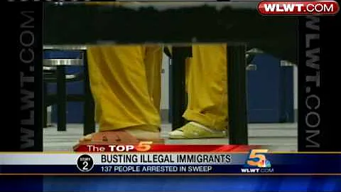 137 Illegal Immigrants Arrested In Sweep