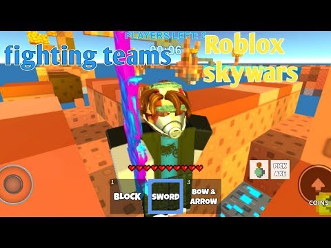 Roblox Skywars Fighting Teams But Youtube - skywars team battle roblox