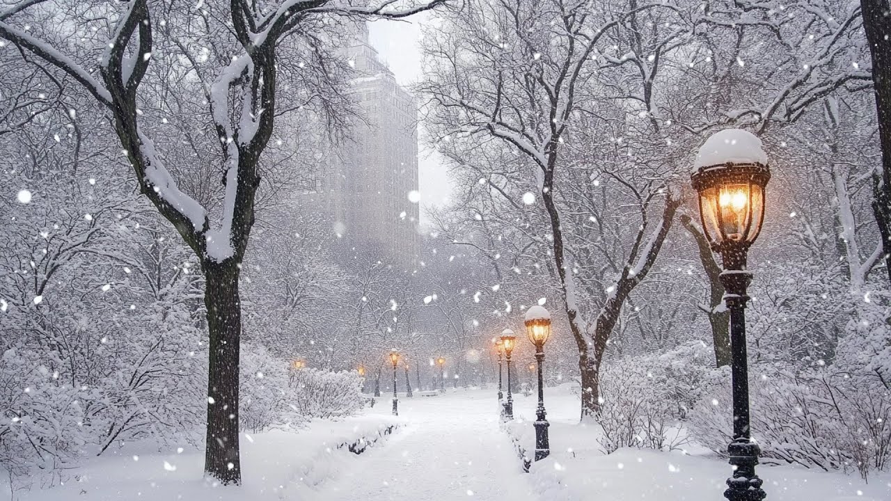 Mighty Blizzard Howls & Robust Snowstorm Blasts┇Blustering Wind Gusts ...