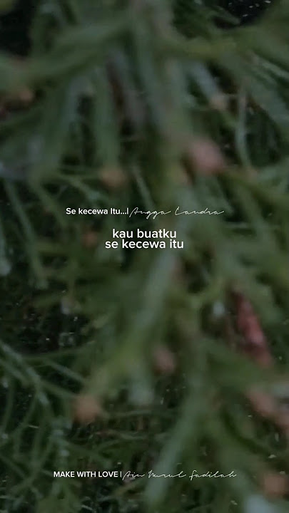 Sekecewa itu | Angga Candra #laguviraltiktok