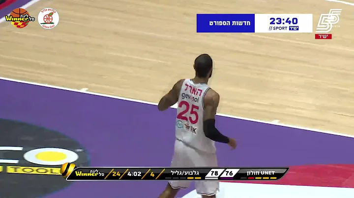 Ronnie Harrell Points in Hapoel U-NET Holon vs. Ha...