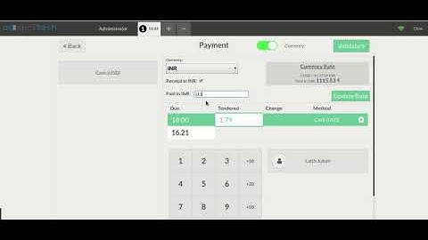Odoo 11 POS Multi Currency