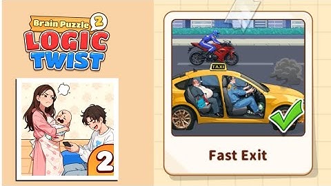 Brain Puzzle 2: Logic Twist Level 44 | fast exit Gameplay