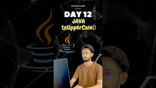 How To Use toUpperCase() Method in Java | Java String Methods for Beginners #coding #shorts