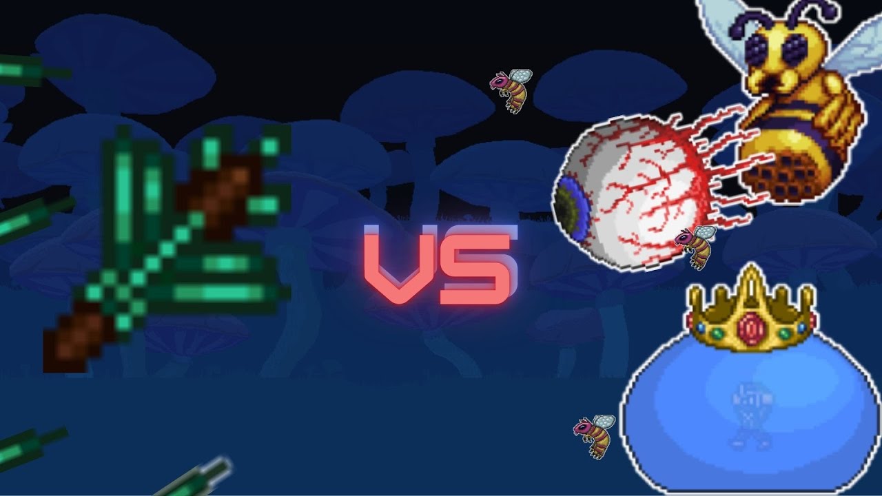 Razorpine Vs All Bosss | Terraria