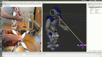 Nao Knotting - 9 - Zero Knot + Trefoil Knot - Rviz + Robot