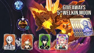 🔥 5x Welkin Moon GIVEAWAY   BEST 4 Teams for Lava Dragon!? | Stygian Onslaught – Genshin Impact 🐉💥