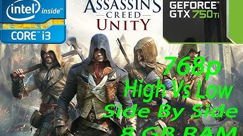 Assassins Creed Unity Test!!! Gtx 750 Ti ! High Vs Low Settings!!! Side By Side Comparisons!!!