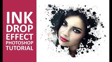 Ink Drop effect in photoshop | Easy Tutorial