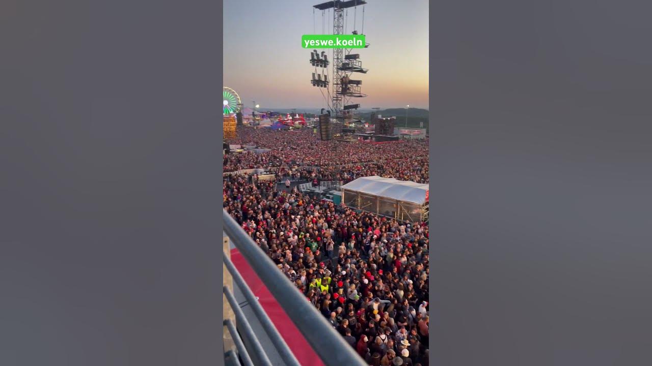 😎👉🏽 Und dann siehst du DAS! 70.000 bei Rock am Ring 🤘🏽 #rar #festival #party