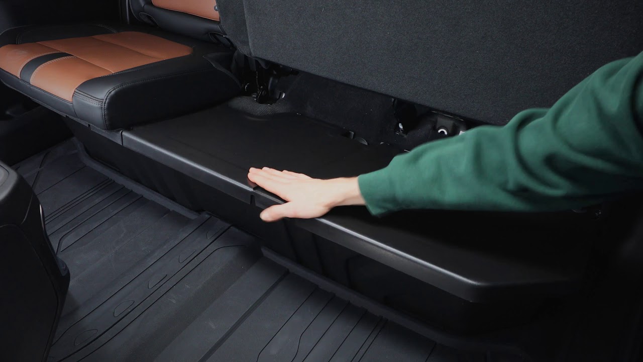 CHEVY SILVERADO UNDER SEAT STORAGE - YouTube