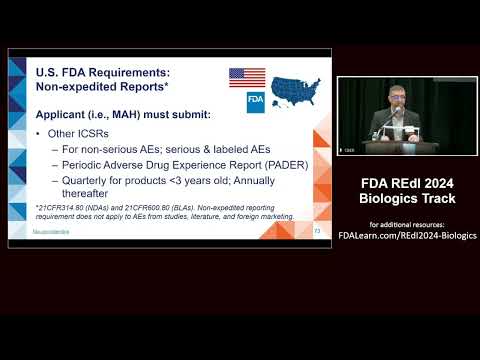 FDA Biologics Post-Approval Safety Data Definitions and Standards for Management of ICSRs