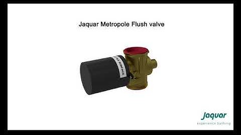 Jaquar metro flush valve installation video. 32mm or 40mm