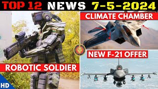 Indian Defence Updates Indian Robo Soldiernext Gen F21 Offer Torbustor Decoyhal Climate Chamber