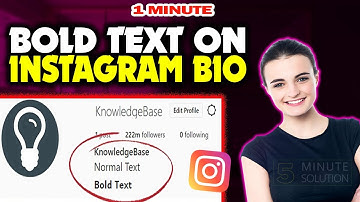 How To Bold Text On Instagram Bio 2024 (Quick & Easy)