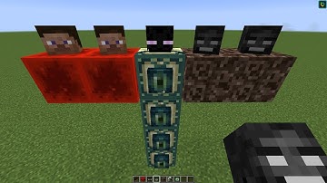 what if we spawn a MIX ENDER WITHER in minecraft