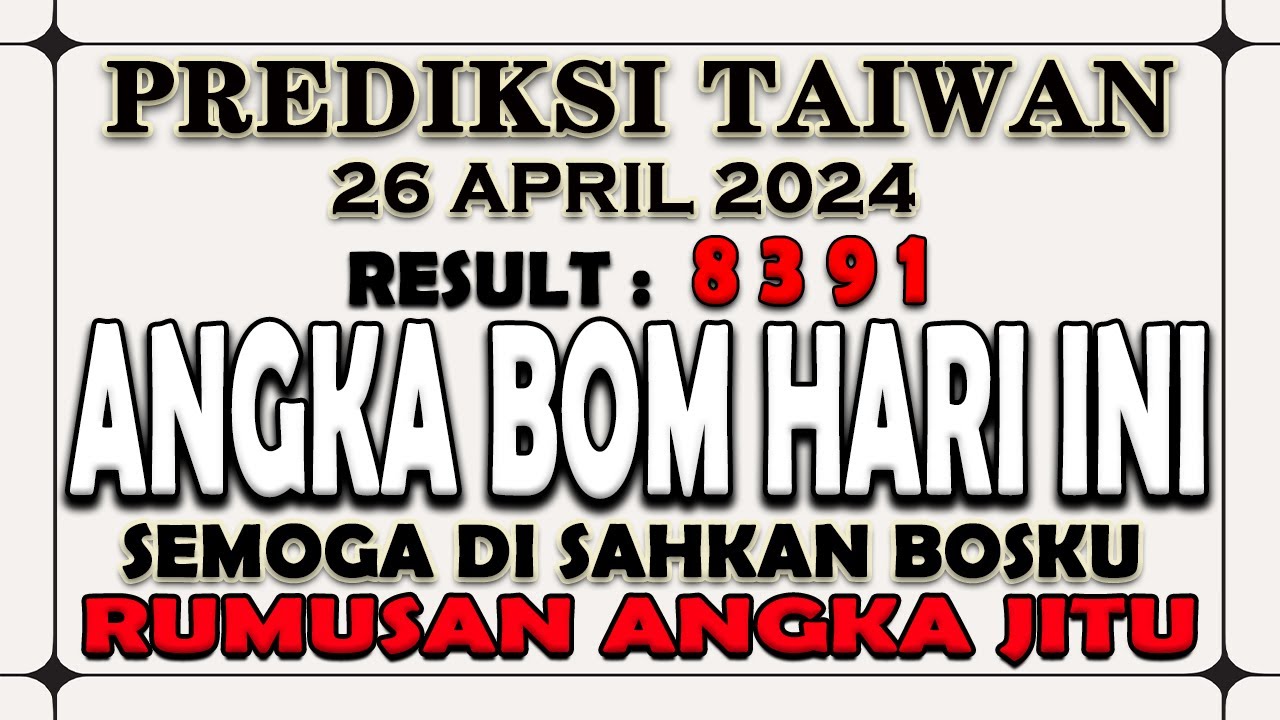 bandar togel taiwan malam ini