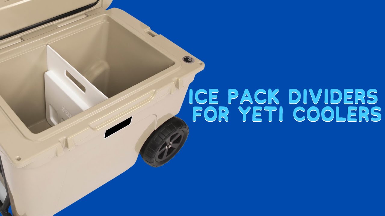 Ice Pack Divider for YETI Coolers Freezable Cooler Divider for Yeti Haul,  Yeti 35, Yeti 45, Yeti 65 