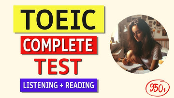 TOEIC Mock Exam 2024: Full Listening & Reading Test with Answer Key!