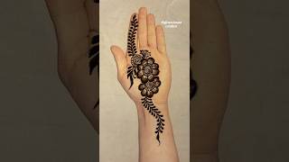 Easy and simple mehndi design #shorts #mehndi #mehandi #henna #shortsfeed #viral #trending