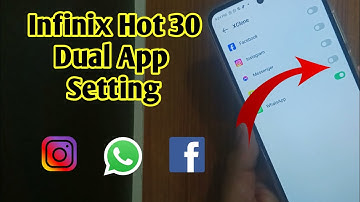 Infinix hot 30 dual app settings | How to Create Dual App Whatsapp in Infinix Hot 30 Android