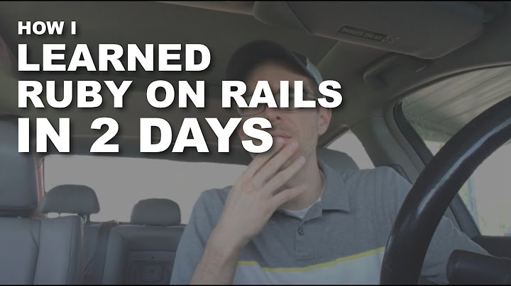 How I Learned Ruby on Rails in 2 days