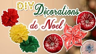 Superbes décorations de Noël pas chères et faciles à fabriquer soi-même