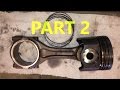 How To Rebuild A Diesel Engine.  Part 2.  Piston Packs, Mains, and Thrust Bearings. Twin Turbo Cat.