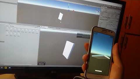motion controller using gyroscope smartphone in Unity