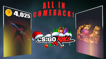 INSANE ALL IN COMEBACK SAVES THE SESSION! (CSGOROLL)