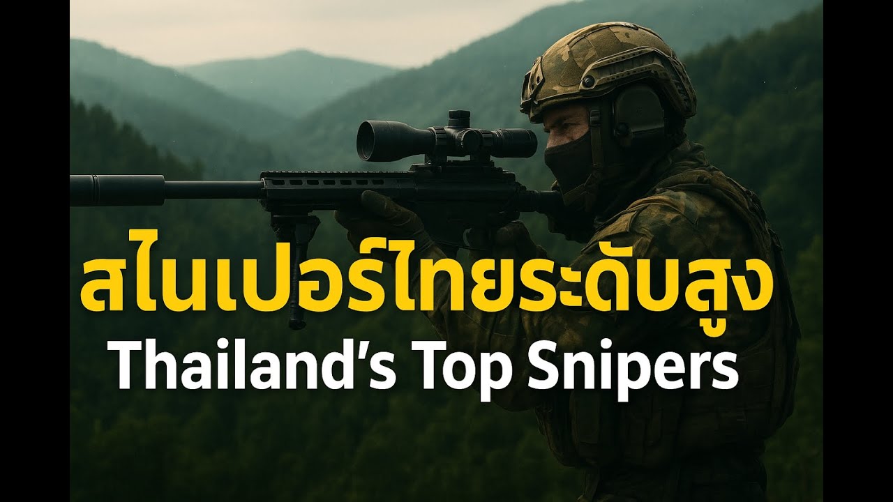 สไนเปอร์ไทยระดับสูงกับปืนไรเฟิลความแม่นยำสูง AW Thailand’s Top Snipers