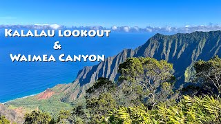 Kalalau Lookout &amp; Waimea Canyon - Kauai