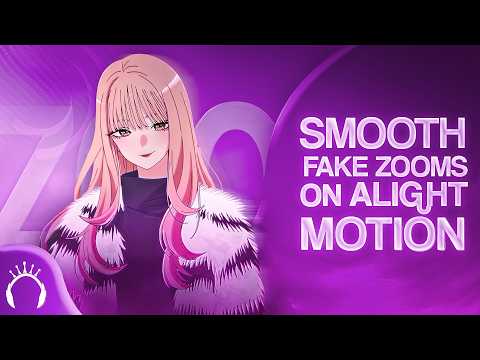 How to make Smooth Fake Zoom in Alight Motion | Easy Tutorial