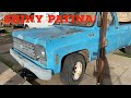 1975 Chevy C10 Revival Pt.4 The c10 does burnouts &amp; bringing out the patina