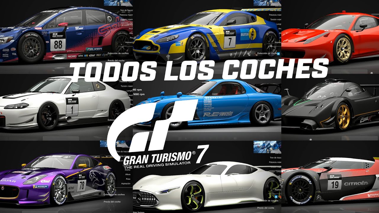 TODOS los coches de GRAN TURISMO 7 