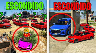 I'm playing hide-and-seek with cars, but every minute my car gets bigger!! - GTA 5 Online thumbnail