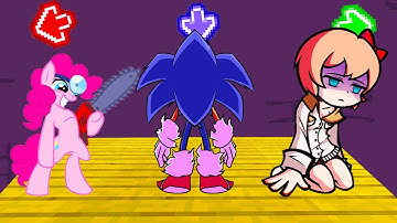 FNF Character Test - Gameplay vs Playground - My Little Ponny, Sonic