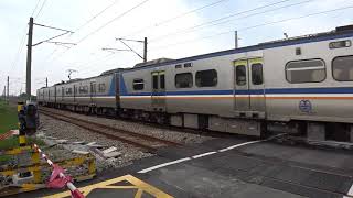 2173次區間車通過斗南鎮部前寮平交道