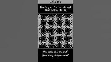 Can You Solve This Maze Puzzle? 🧠 3 Levels in 60 Seconds!