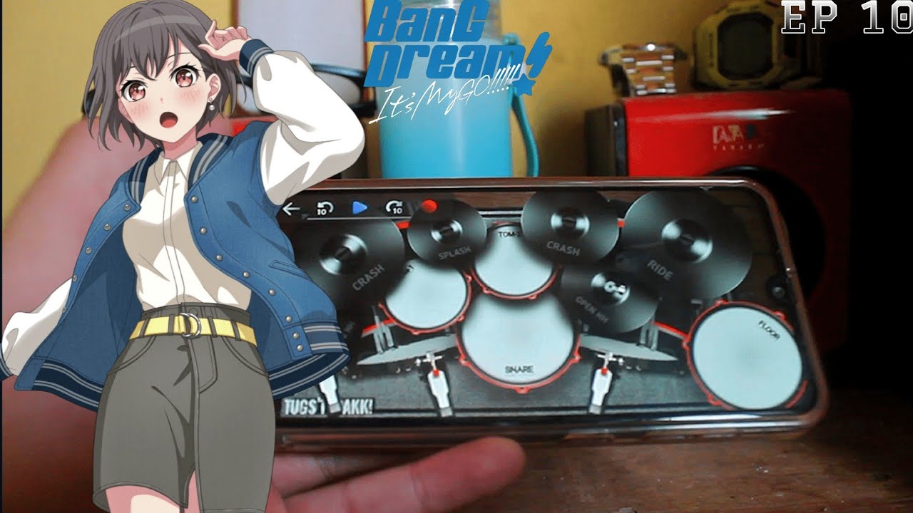 BanG Dream ItsMyGo!!!!! -【Utakotoba/詩超絆】by MyGo!!!!! from Episode 10 Anime Series - Real Drum Cover